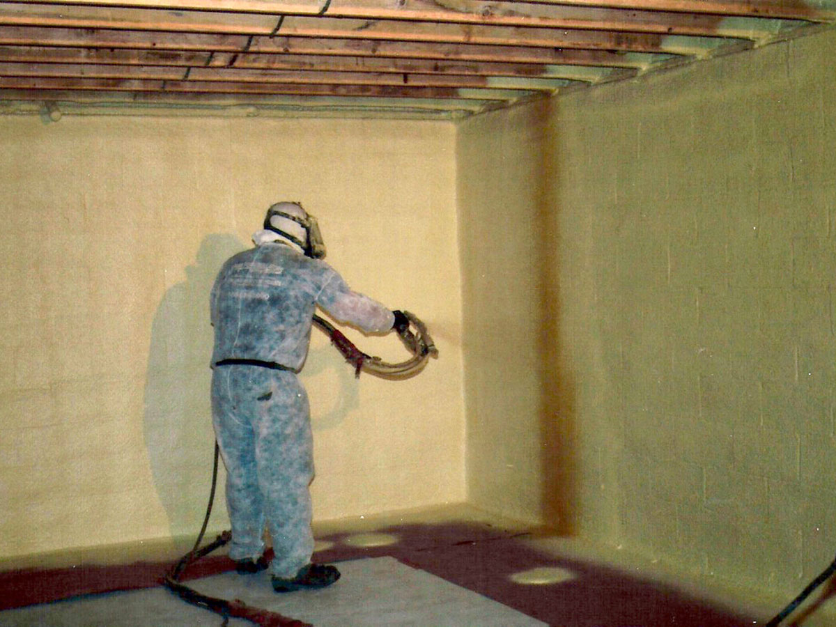 basement insulation spray foam