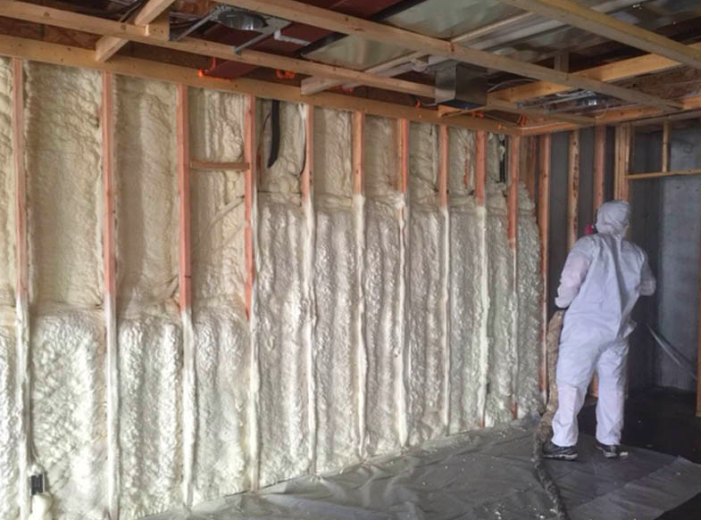 basement spray foam insulation